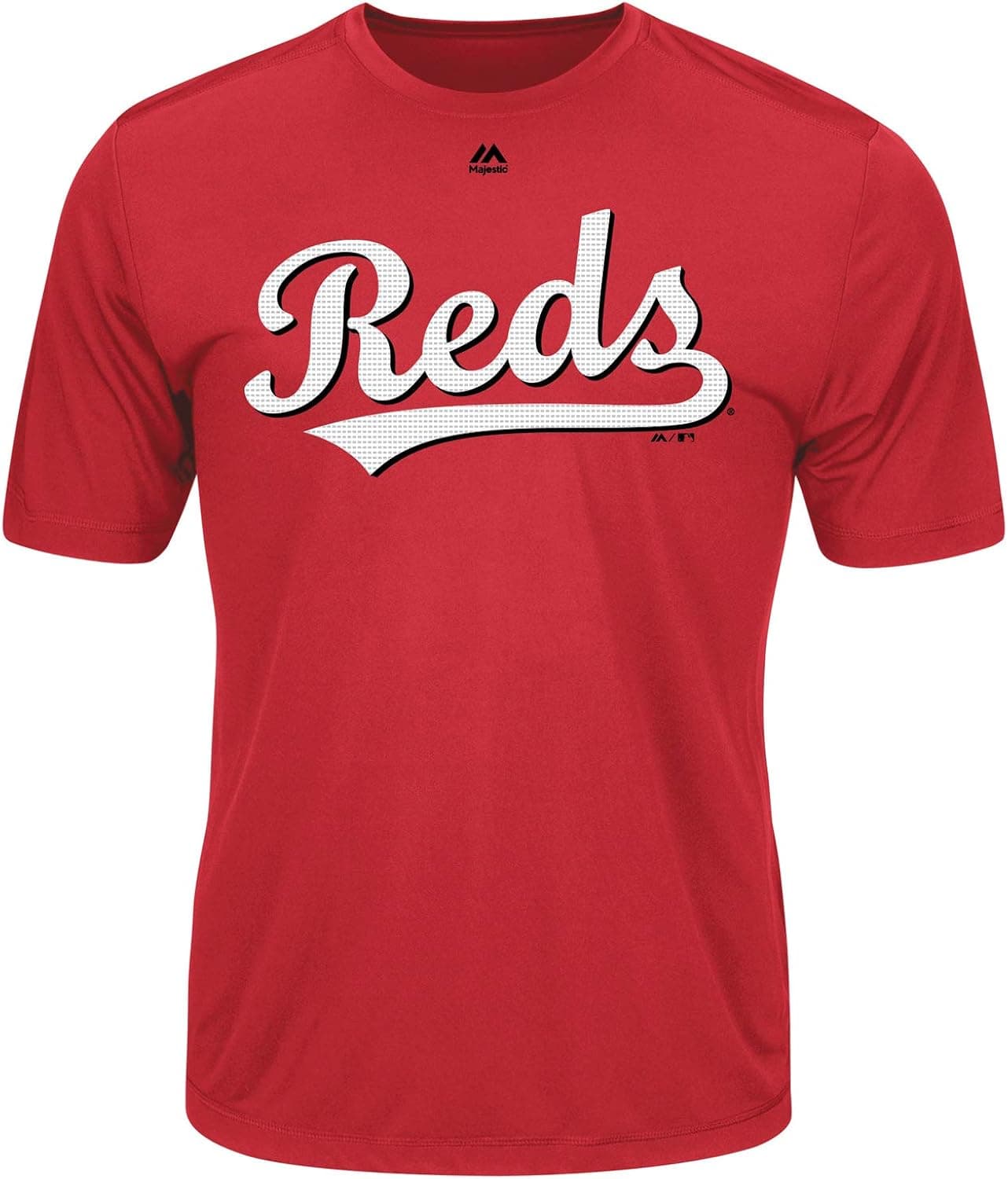 Majestic Men's Cool Base MLB Evolution Shirt Cincinnati Reds Large
