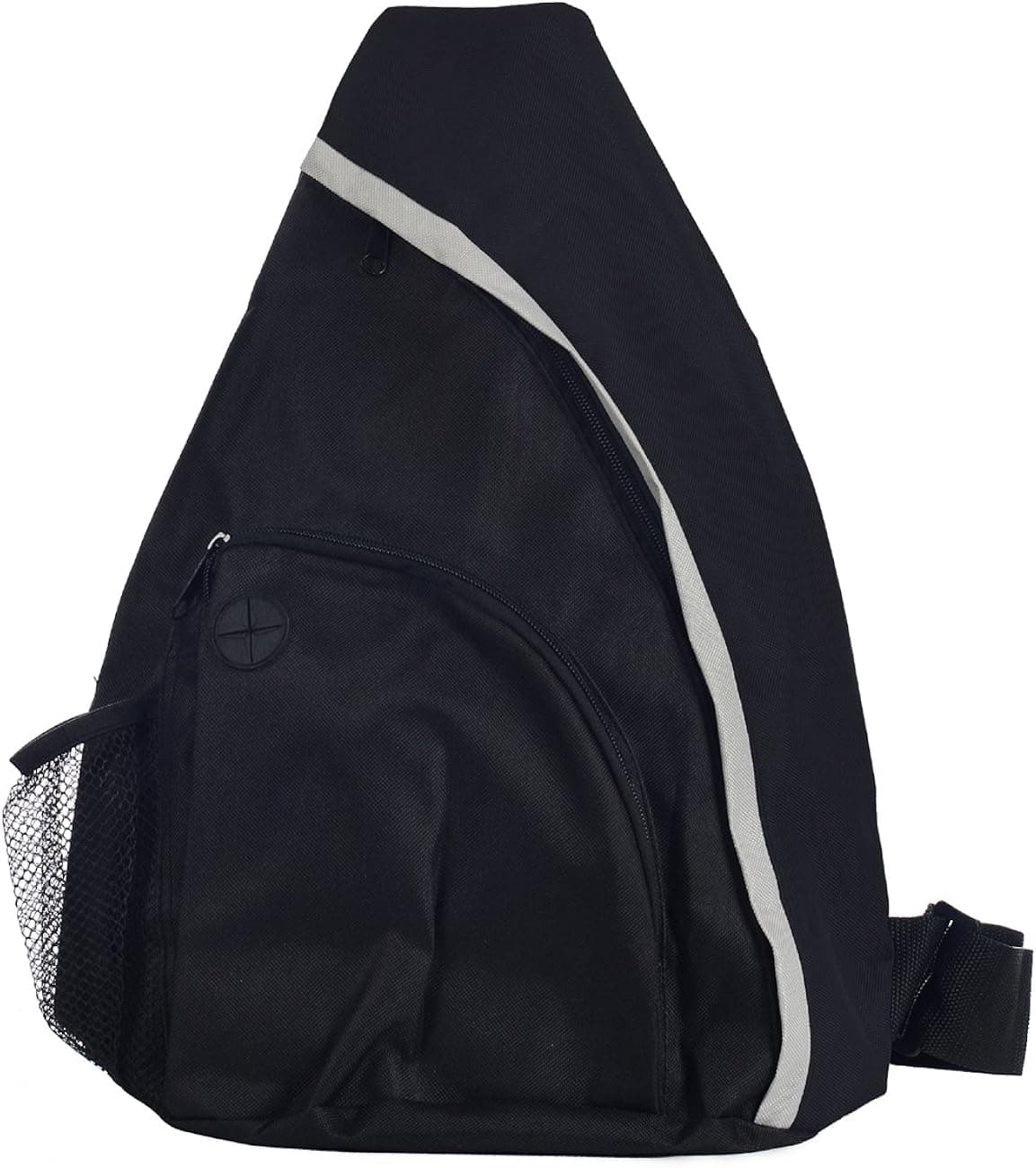 Bags for Less Light Weight Sling Backpack Sports Bag, Black