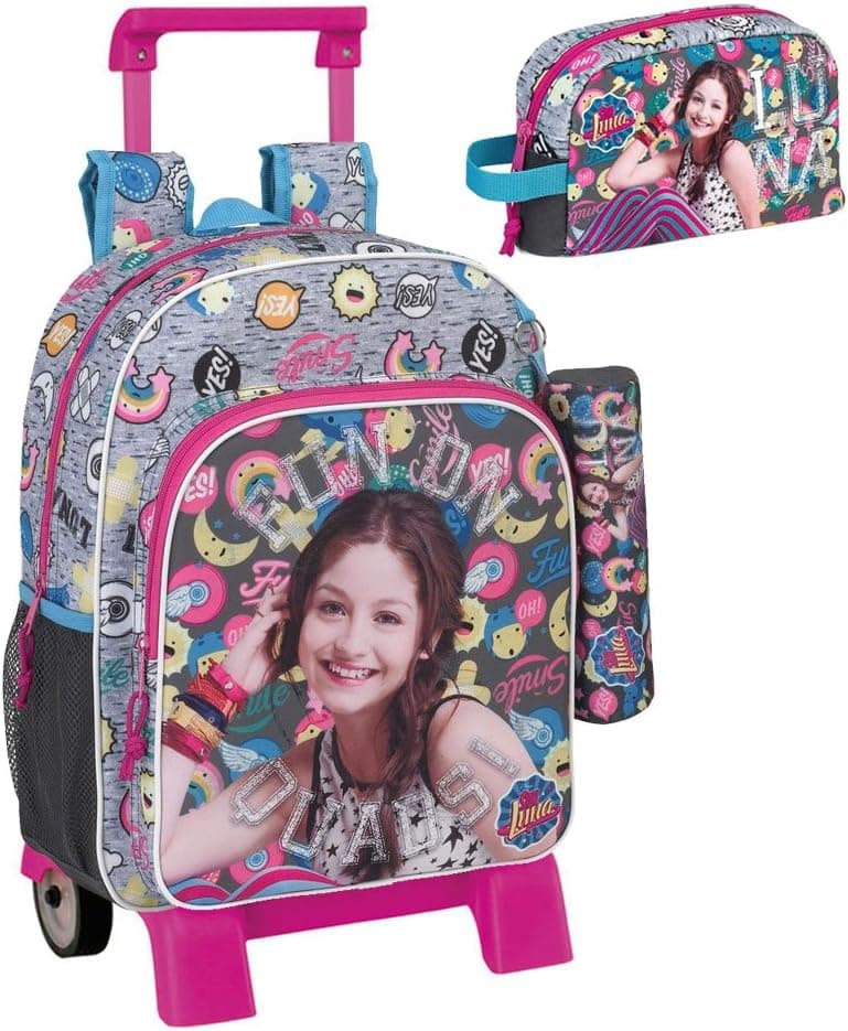 Soy Luna Backpack Trolley Bundle Pencilcase Lunchbox Athletic 38cm School Bag
