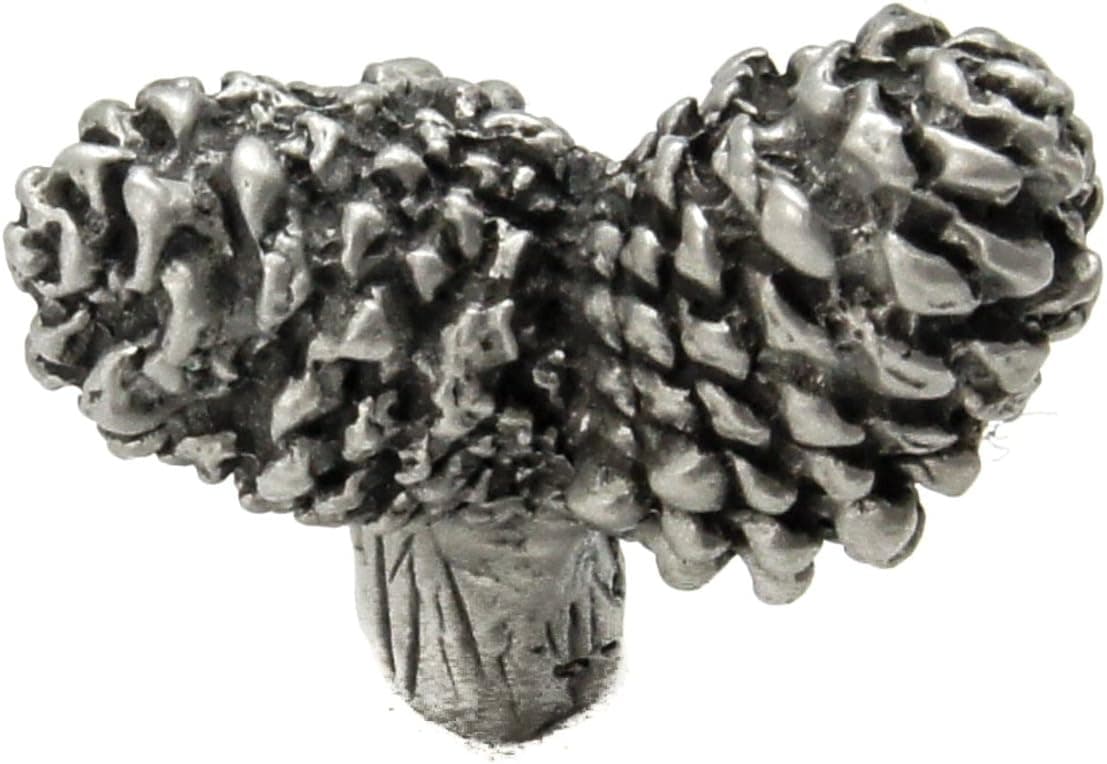 Carpe Diem Hardware 2113-11 Double Pinecone Knob, Satin