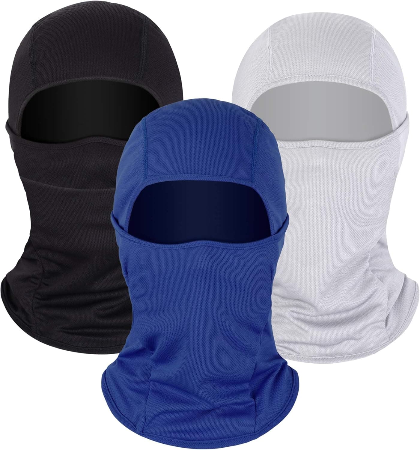 3 Pieces Ski Mask Balaclava Full Face Mask for Men Women Windproof Balaclava Sun Protection Breathable Face Cover