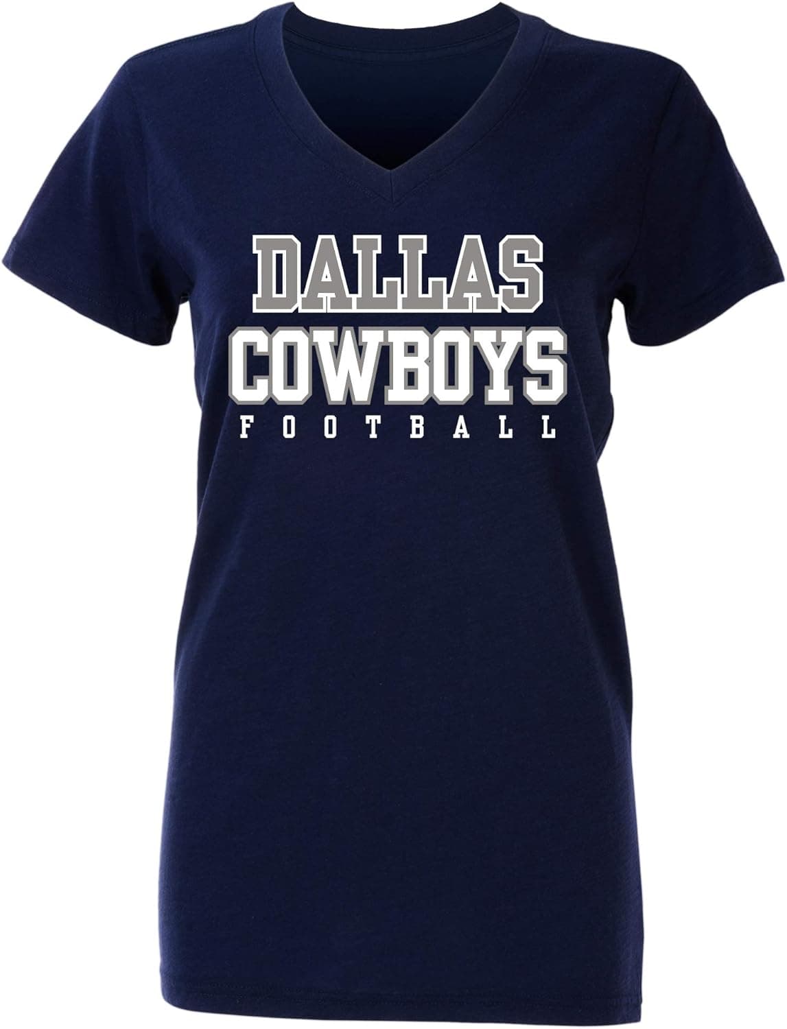 Dallas Cowboys NFL Womens Practice Glitter Tee