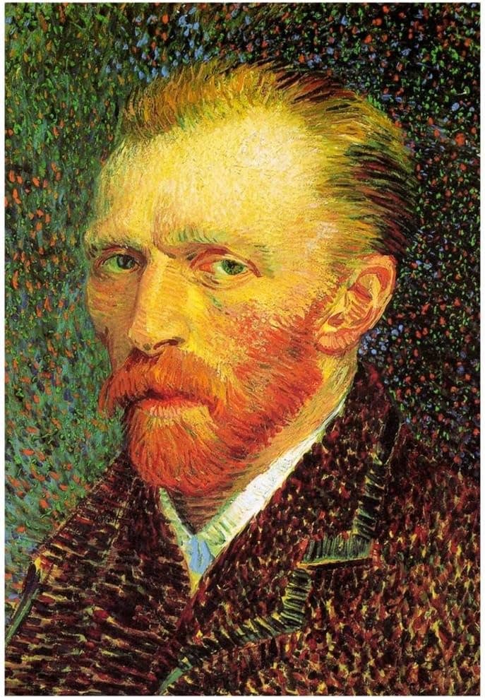 Vincent Van Gogh Self-Portrait 3 Art Print Poster 13 x 19in with Poster Hanger