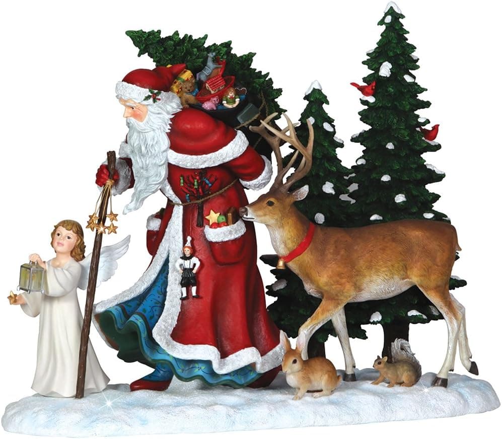 Pipka, Christmas Gifts, “Guiding Light Santa”, Limited Edition Resin Sculpture, #7131206