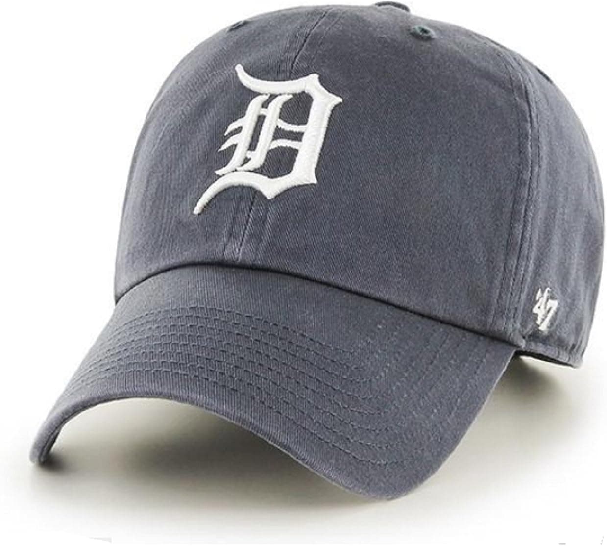 '47 Authentic Detroit Tigers Charcoal MLB Clean UP Adjustable