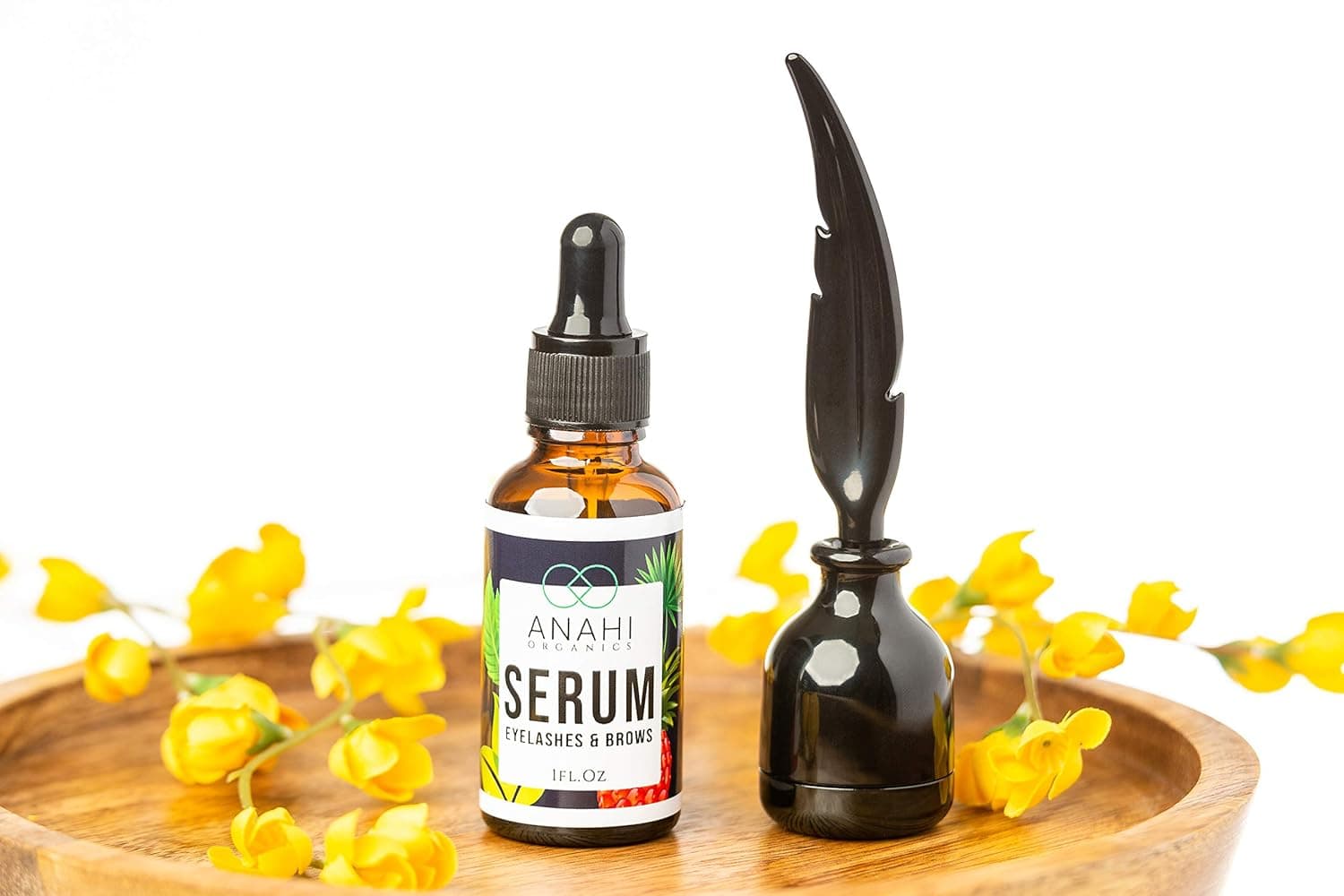 Eyelash Growth Enhancer & Brow Booster Serum for Long, Fuller, Thicker Lashes. Lash Growth Serum Brow + BONUS FREE Mascara Starter Kit. Best Treatment For Growth of Eyelashes & Eyebrows
