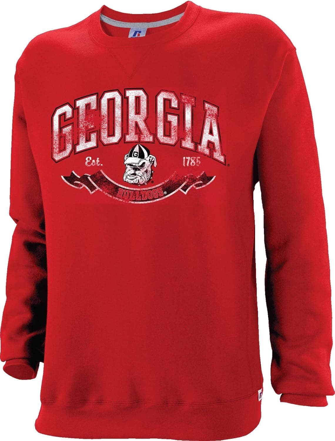 NCAA Georgia Bulldogs Men's Dri-Power Fleece Crew