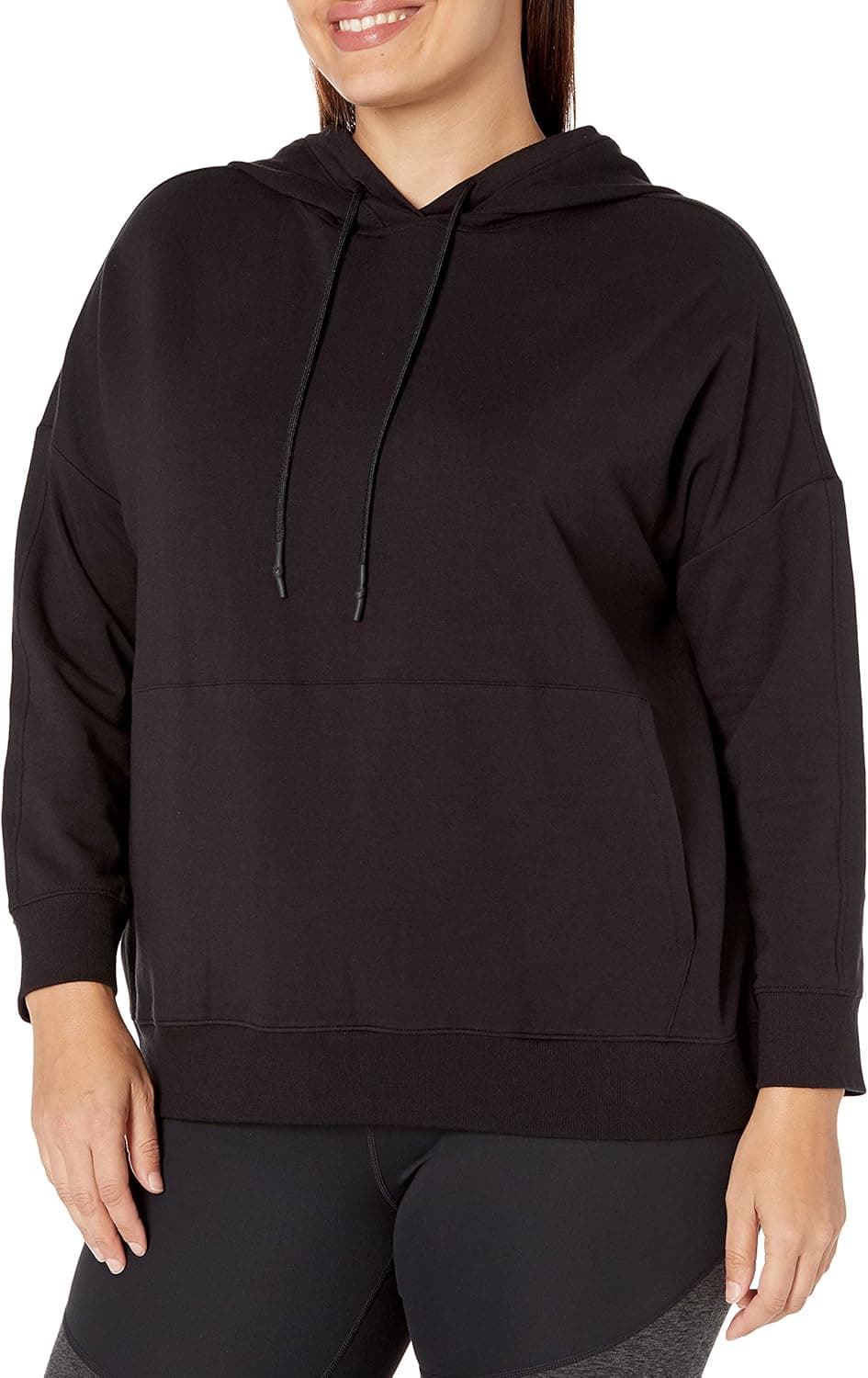 Core 10 Women's Soft Cotton Modal Oversized Pullover Hoodie