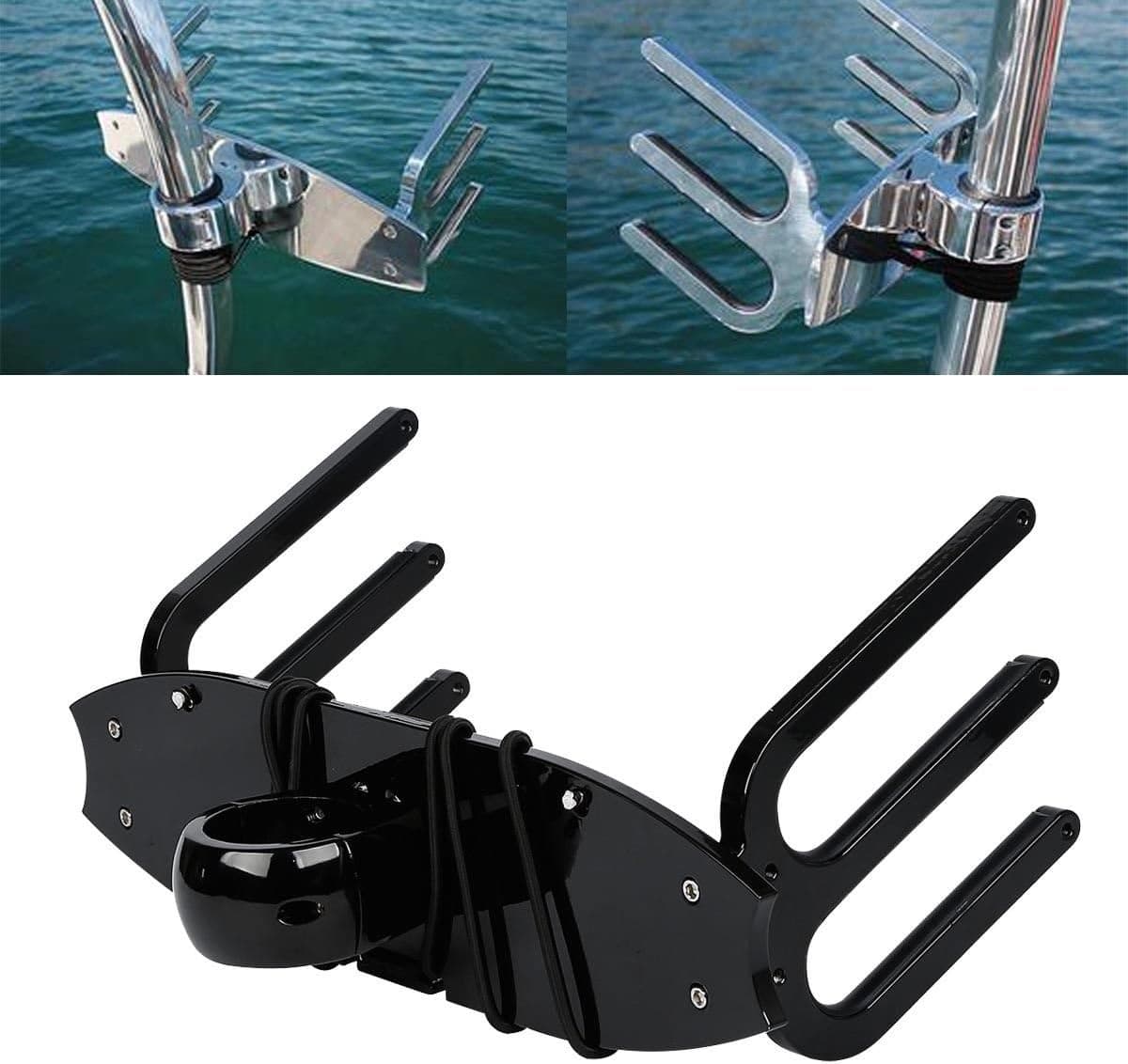 Tengchang Wakeboard Tower Racks, Black Surfboard Holder Bracket Fit for 1 3/4", 1 7/8", 2", 2 1/4", 2 1/2" Towers