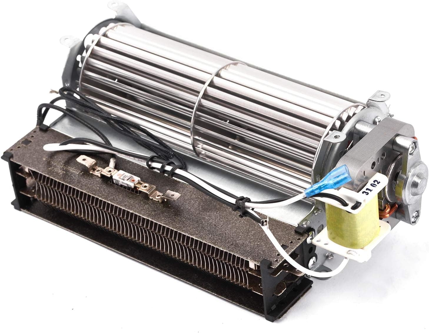 BBQ-Element Replacement Fireplace Fan Blower with Heating Element for Twin Star Electric Fireplace and Other Wood/Gas Burning Stove or Fireplace
