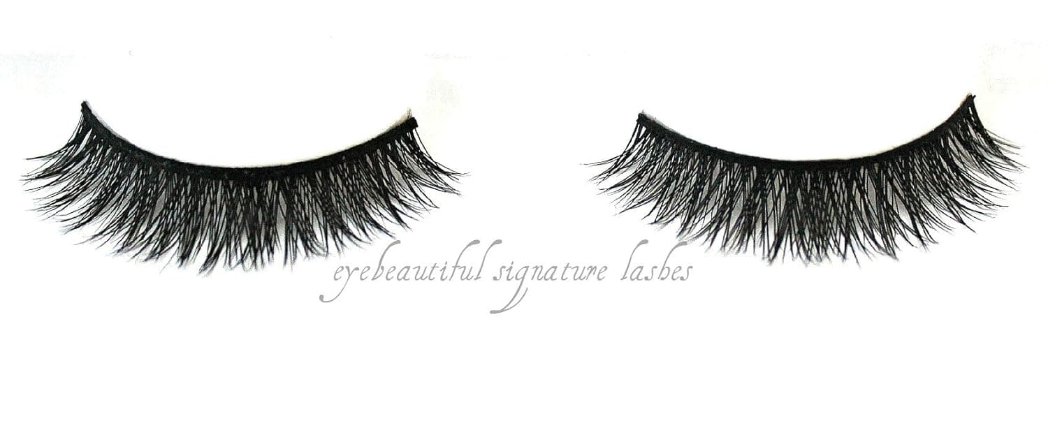 100% Real Mink Fur Strip False Eye Lashes #23 by Eye Beautiful