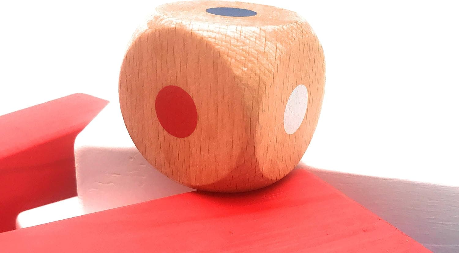 Stack it! Giant Colorful Tumbling Timbers Comes with Large Dice & Storage Bag
