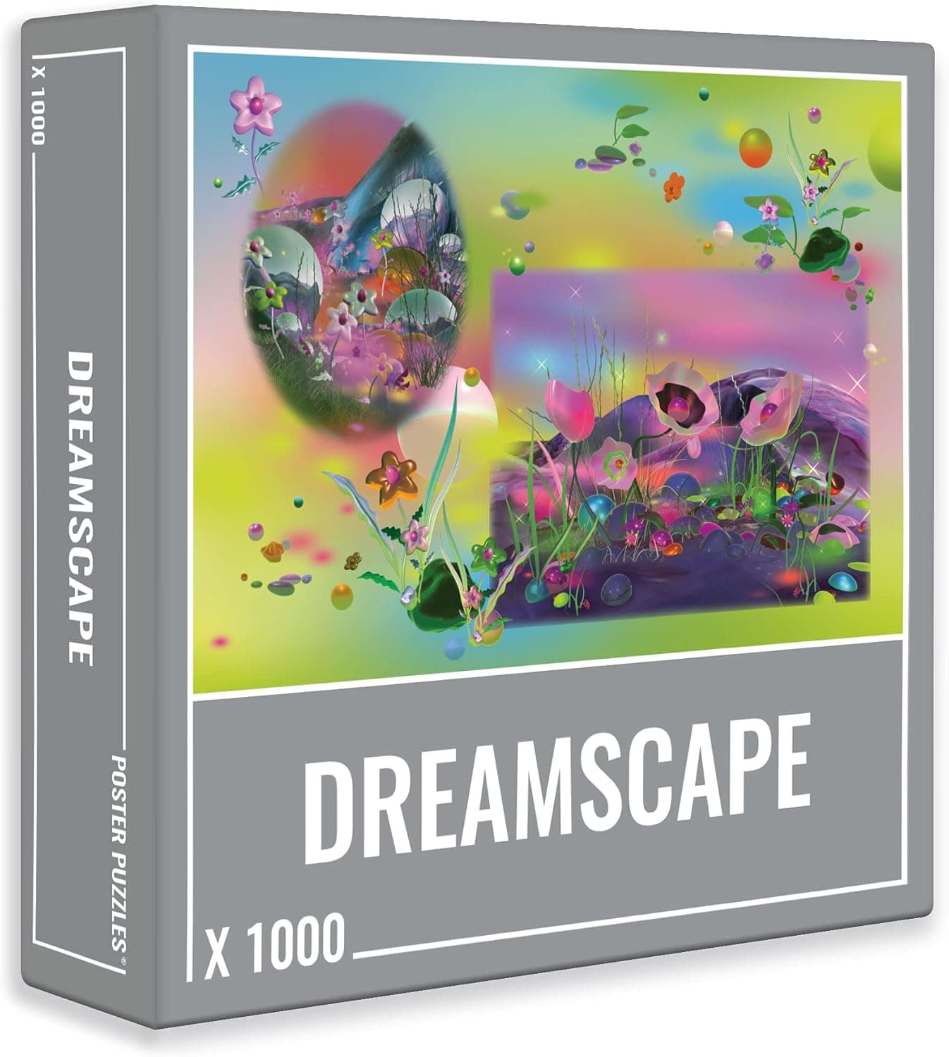 Cloudberries Dreamscape Puzzle - Vivid 1000-Piece Colour Gradient Puzzle for Adults with Trippy, Psychedelic Theme. Made in Europe