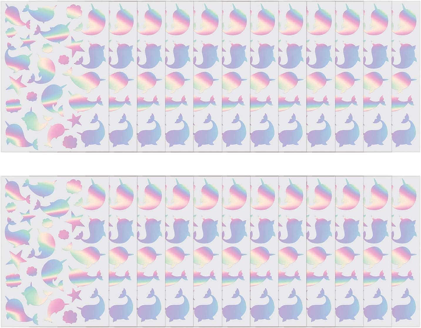 Fun Express Narwhal Foil Sticker Sheets