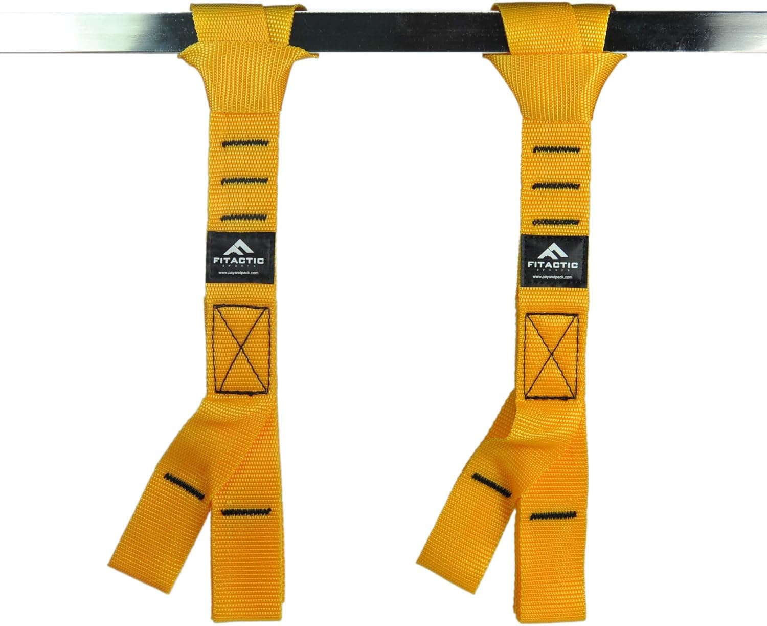 FITactic Upgraded 1 Pair Eagle Loops Grip for Finger Thumb Hand Wrist Forearm Arm Strengthening Training (Yellow)