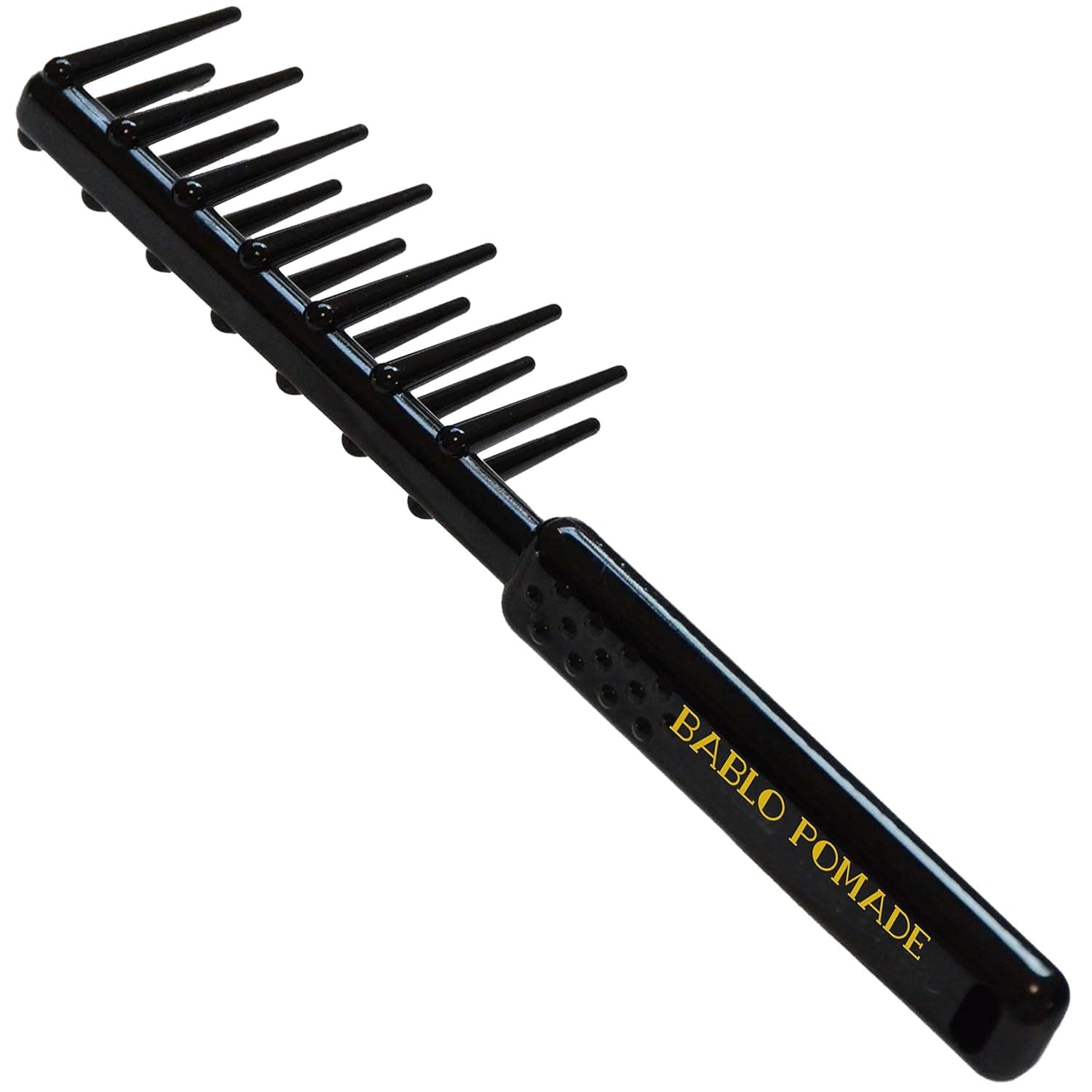 BABLO POMADE Wide Tooth Grooming Comb For Men Curly Hair Wet Set Styling Straightener Made In Japan Barber