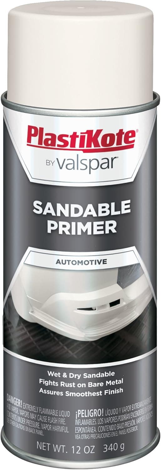 PlastiKote T-237 White Sandable Primer Enamel - 12 oz.