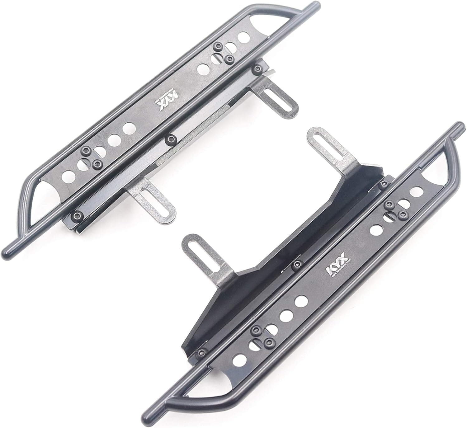 KYX Racing Side Step Running Boards Foot-Plate for 1/10 RC Crawler Redcat Gen8 Scout II (Aluminum)