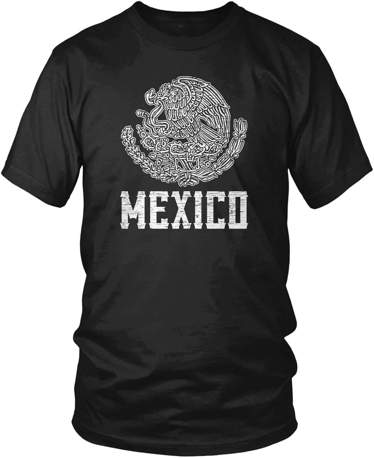 Amdesco Men's Mexican Coat of Arms, Coat of Arms of Mexico T-Shirt