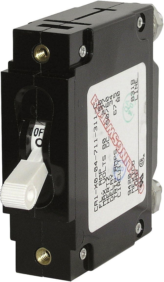 Blue Sea Systems C-Series Single Pole Toggle Circuit Breakers