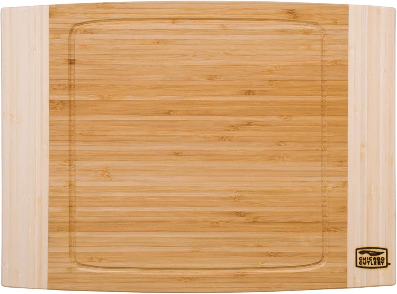 Chicago Cutlery CC Woodworks 12"x16" Bamboo Cutting Board, 12-Inch by 16-Inch