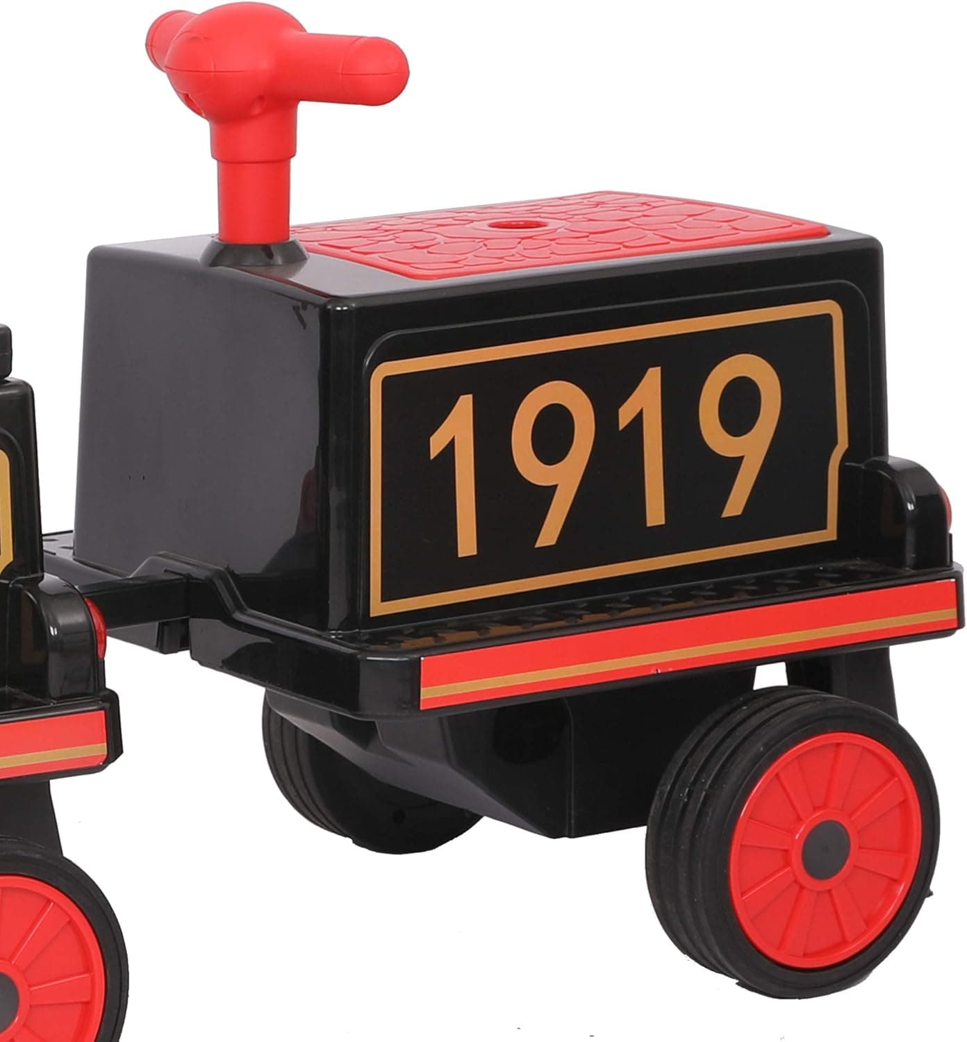 Cuddor Ride on Train Carriage Accessory, Cannot Ride Alone- Red