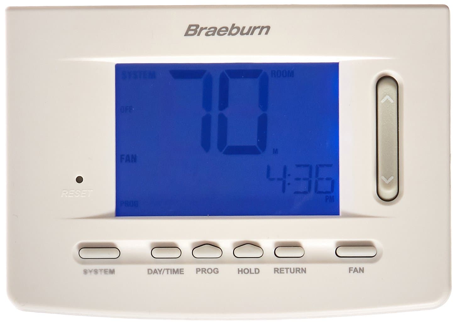 BRAEBURN 5020 Thermostat, Universal 7, 5-2 Day or Non-Programmable, 1H/1C