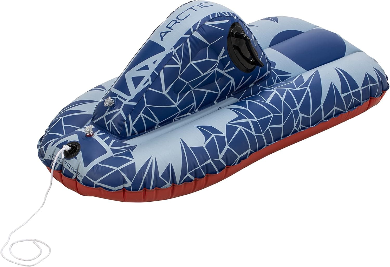 Franklin Sports Snow Tube Sleds - Arctic Trails Inflatable 1 + 2 Person Inner Tubes for Sledding - Single + Double Seat Sled for Kids + Adults