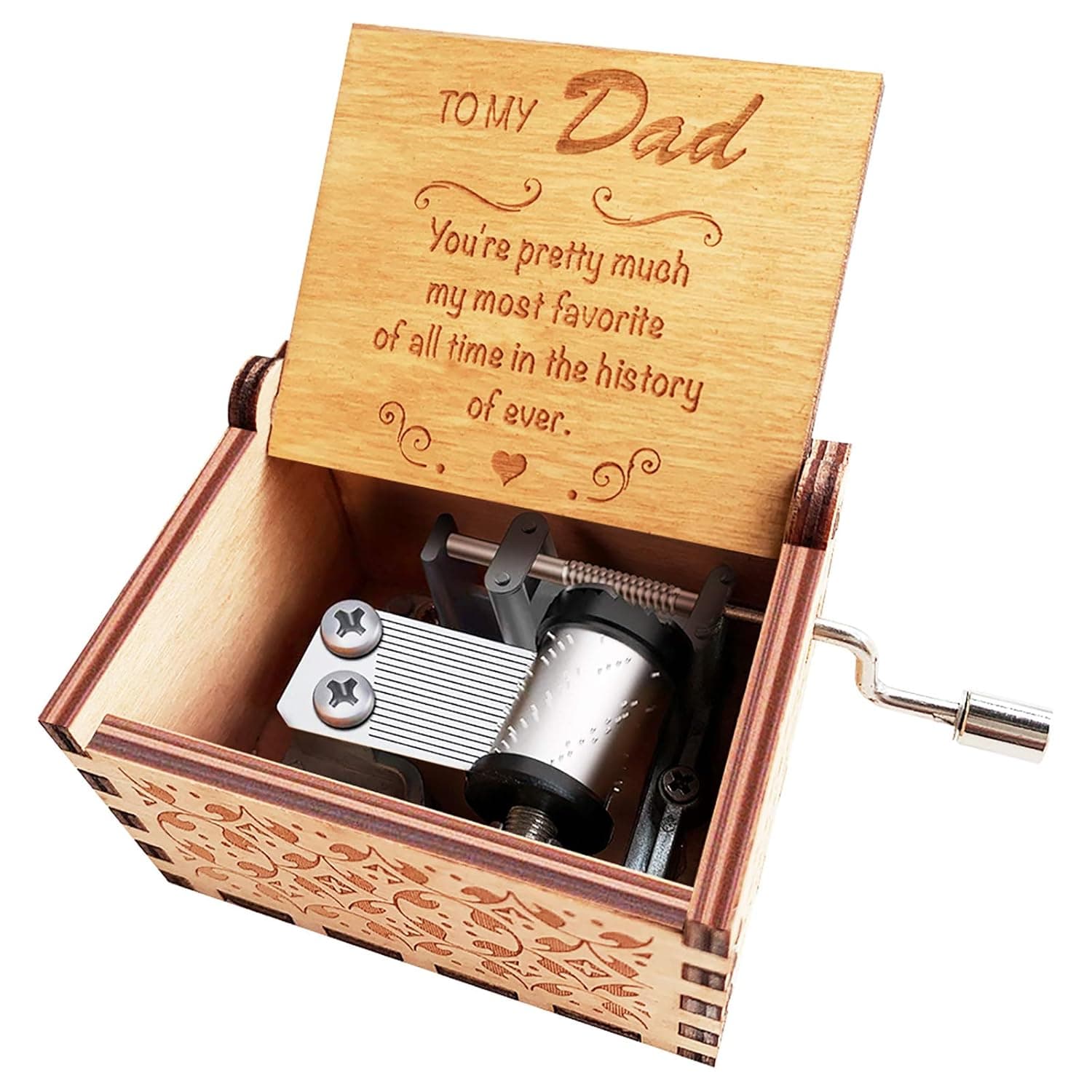 N/A Orimami You're Pretty Much My Most Favorite Music Box-Father's Day Birthday Christmas Stocking Stuffer White Elephant Gifts Presents for Dad/Men-Funny Unique Gift Present Ideas