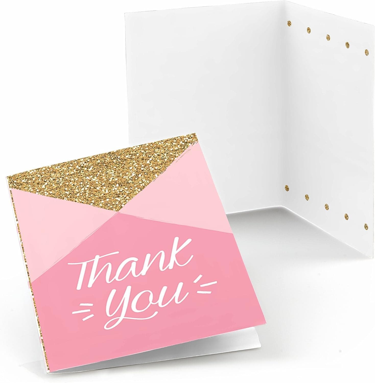 1st Birthday Girl - Fun to be One - First Birthday Party Thank You Cards - Set of 24