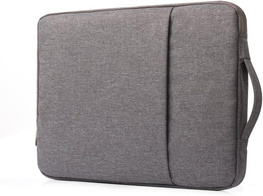 14-15 Inch Laptop Sleeve, Dovesail Polyester Waterproof Carrying case Bag with Handle for 15" MacBook Pro Retina Display / 15 Inch HP Dell Acer ThinkPad Samsung Spill-Resistant Bag-Gray