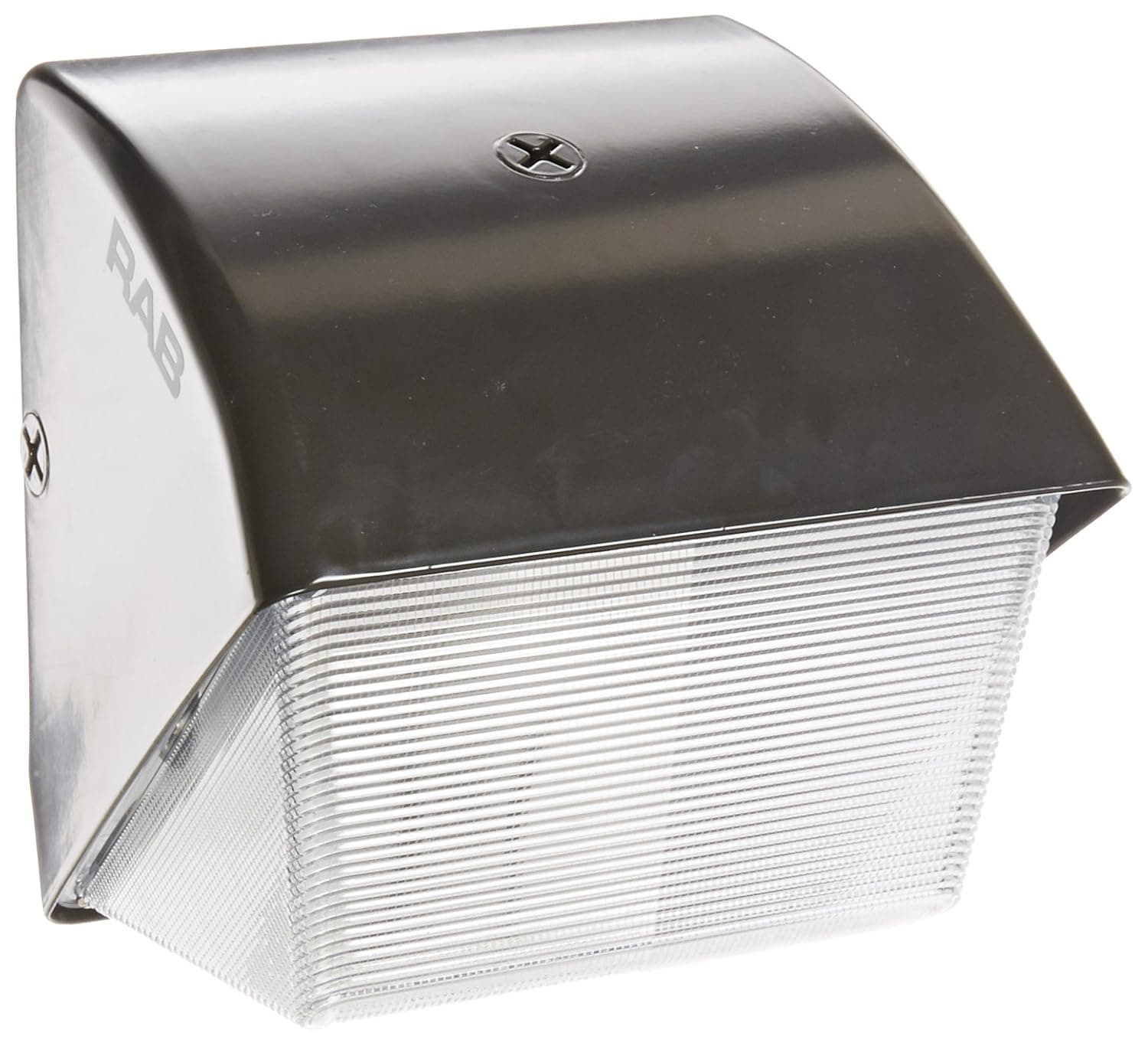 RAB Lighting WP1SN100 WP1 Glass Lens High Pressure Sodium Wallpack and Polycarbonate Lens, ED17 Type, Aluminum, 100W Power, 9500 Lumens, 120V, Bronze Color
