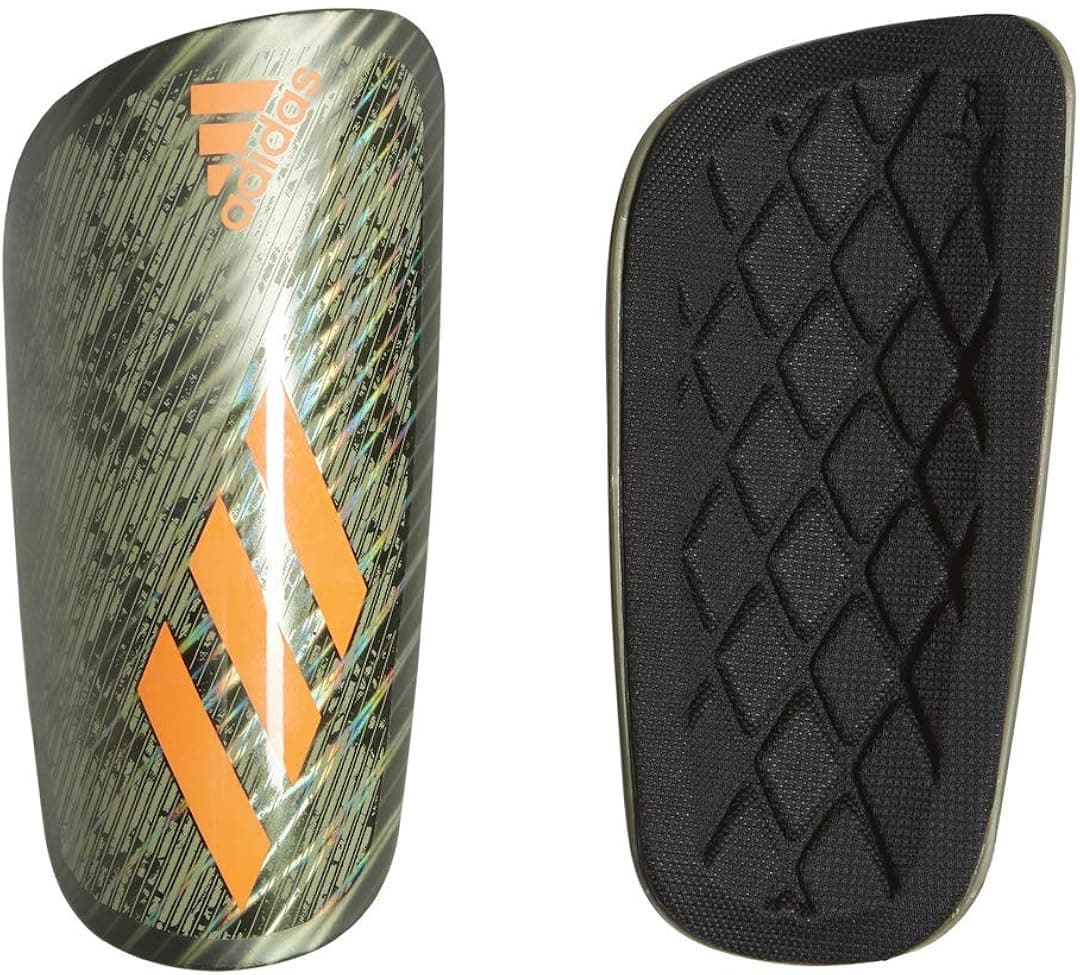 adidas Unisex X Pro Soccer Shin Guards, Legacy Green/Tent Green/Solar Orange, S