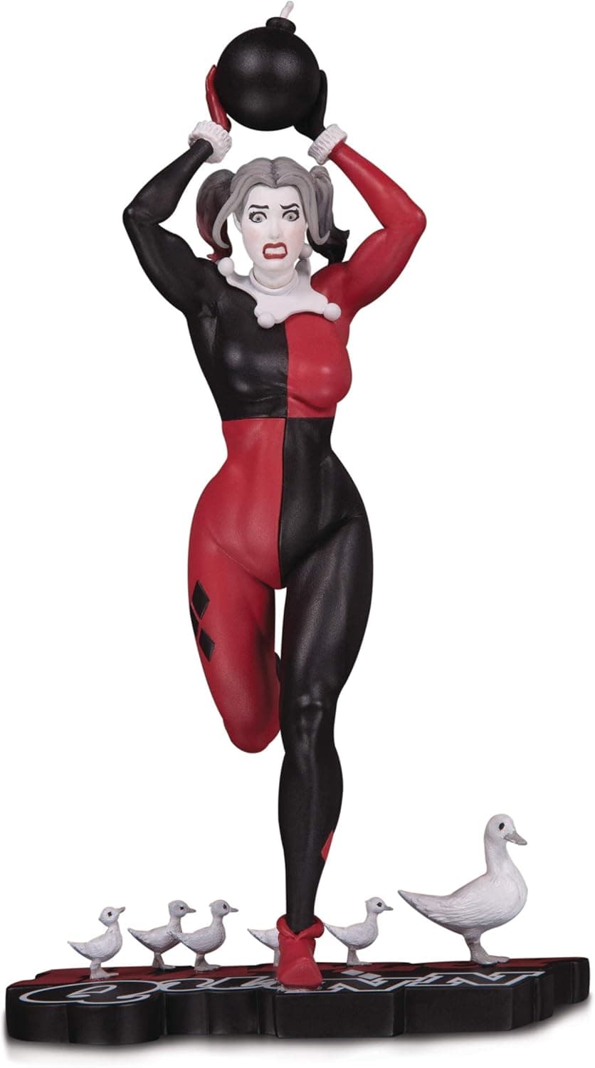 DC Collectibles Harley Quinn: Red, White & Black: Harley Quinn by Frank Cho Statue