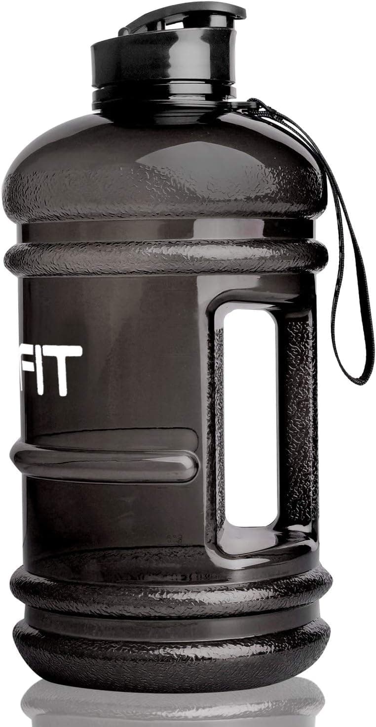 LEZFIT Water Jug 2.2L Big Water Bottle Large Capacity BPA Free Leakproof Half Gallon Sport Water Bottle for Gym Fitness Athletic Bicycle Camping.
