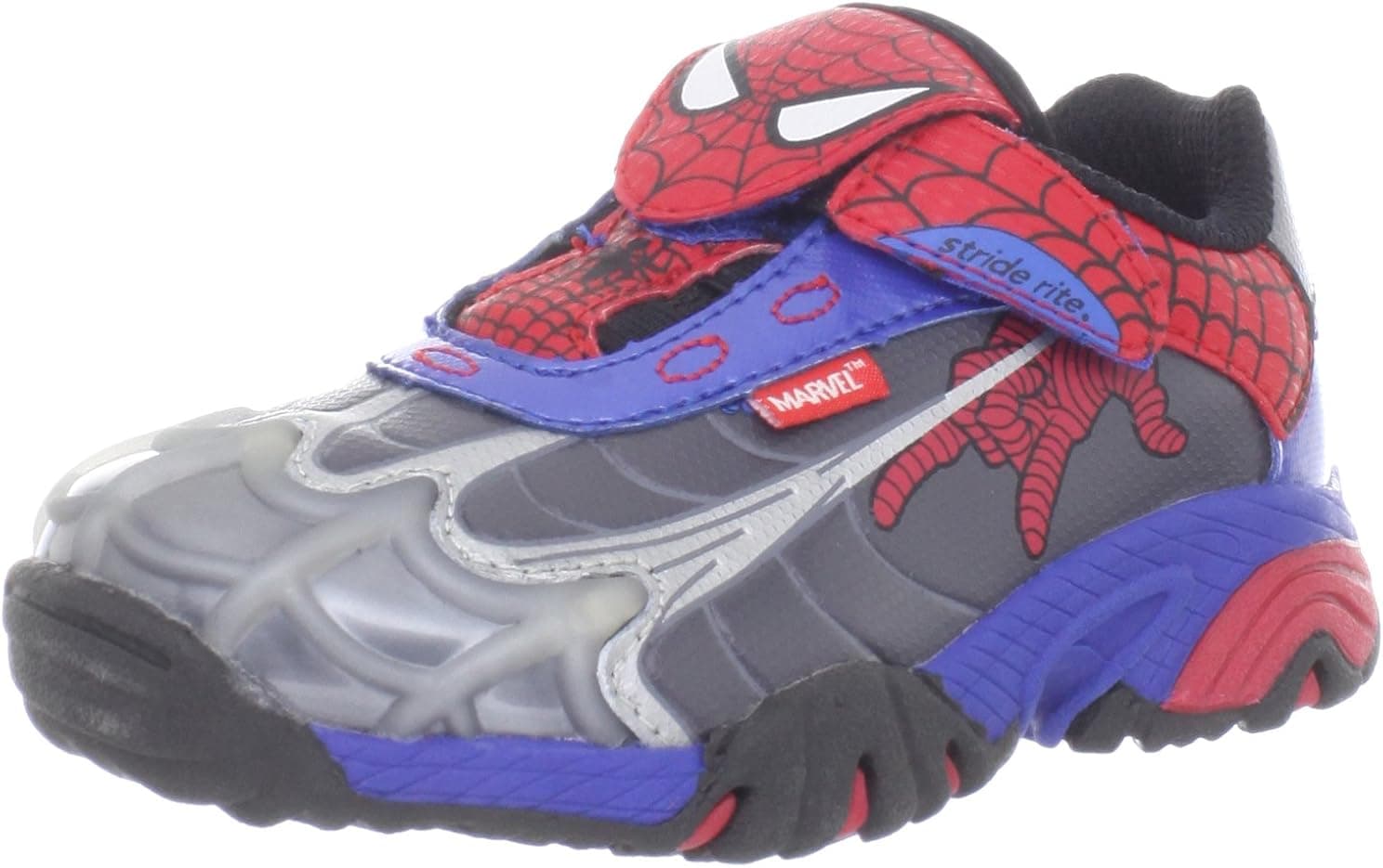 Stride Rite Boy's Spider-Man Spidey Sense-K, Red/Blue, 12.5 W US Little Kid