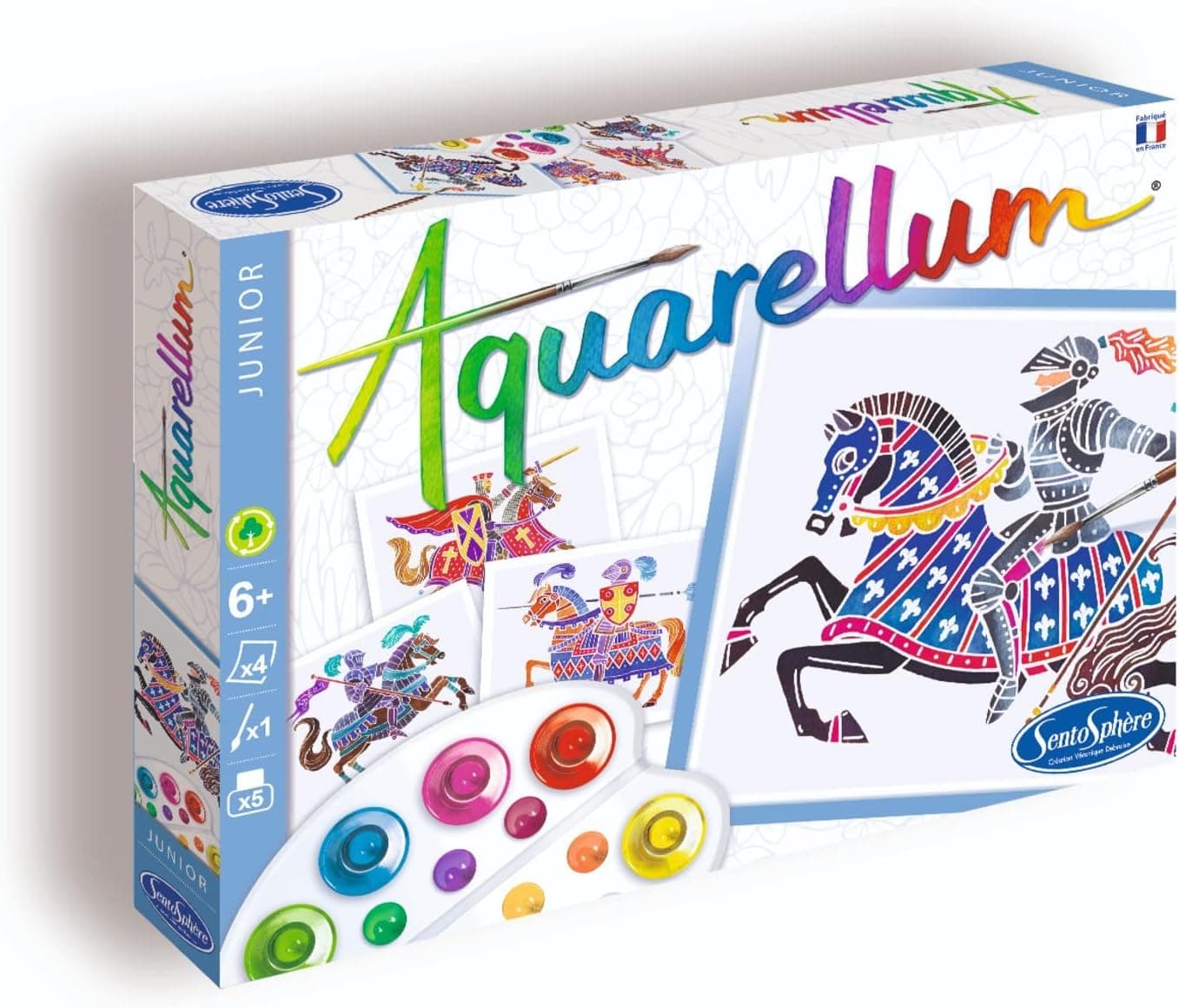 Sentosphère 3900695 "Aquarellum Junior Knights Painting Set