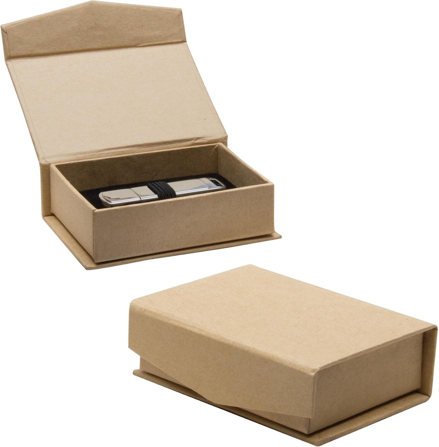 Brown Natural Kraft Flash Drive Box