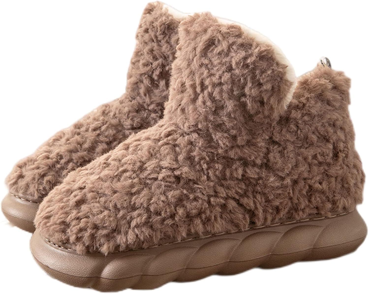 LELEBEAR Chica Athletica Fleece Boots, Our Lovely Fleece Booties, Women's Bootie Warm Short Boots Winter Lightweight Snow Shoes
