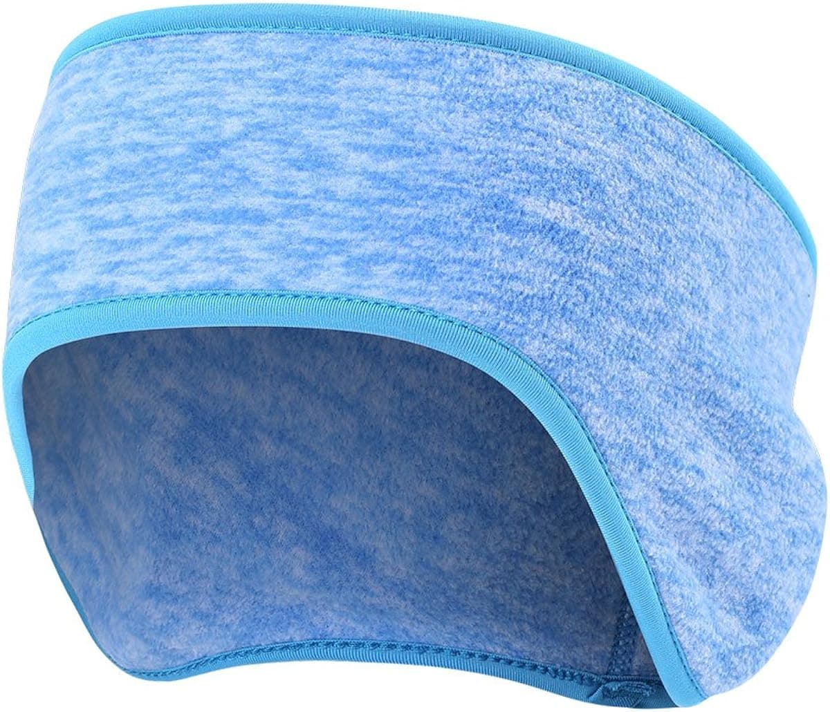 Obacle Headband, Ear Warmer Headband Running Sweatband Sports Non Slip Earmuff for Girls Women Ear Band Men Fleece Headband Ear Cover Muffs for Jogging Riding Yoga (Ear Warmer, Light Blue 1 Pack)