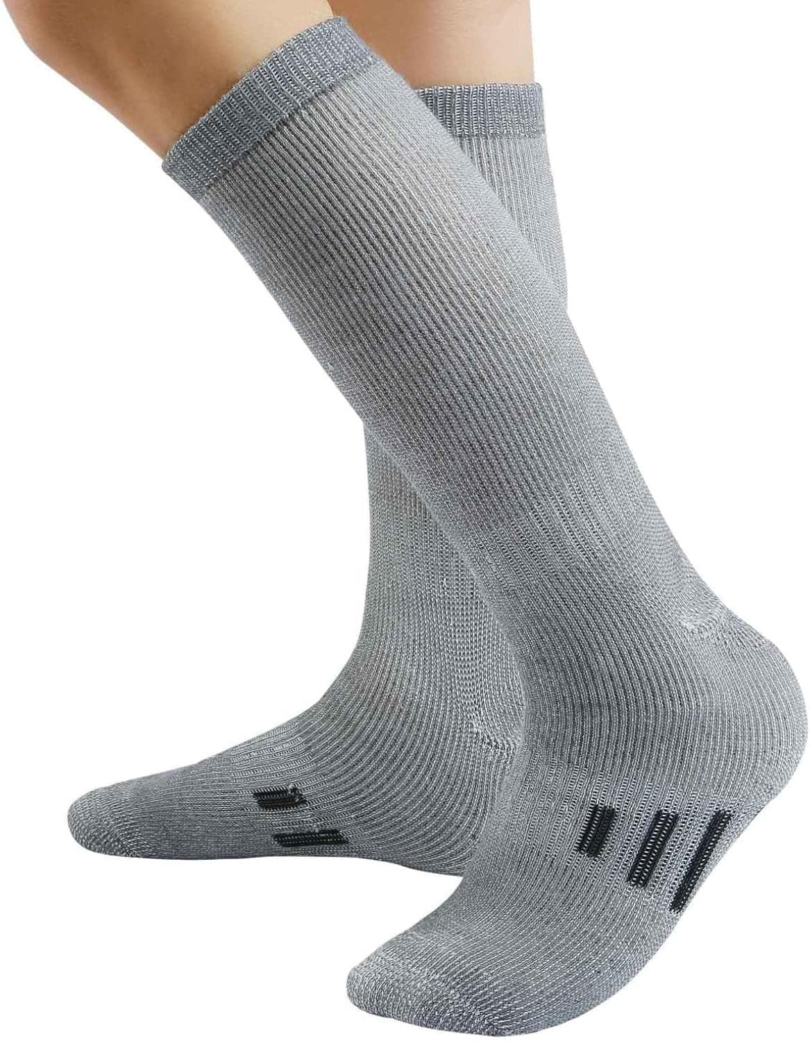 Womens Men Winter Warm Wool Pile Lined Insulated Thermals Socks Thick Boots Heat Socks Cold Weather