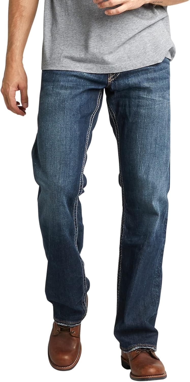 Silver Jeans Co. Men's Zac Relaxed Fit Straight Leg Jeans