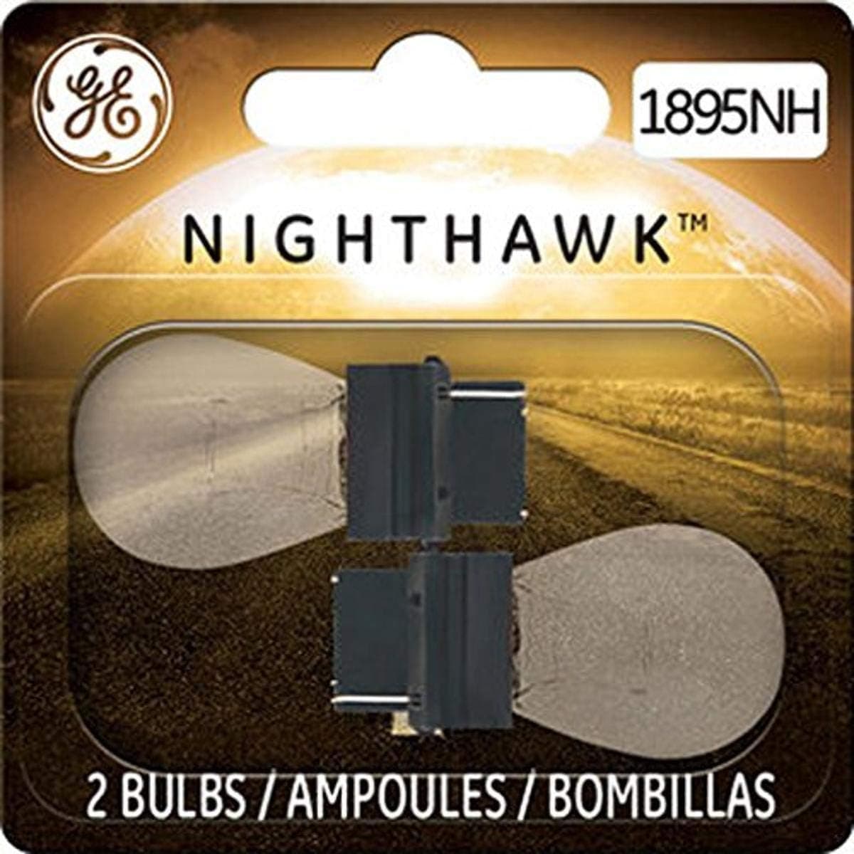 GE Lighting 1895 NH/BP2 Nighthawk Automotive Replacement Bulbs, 2-Pack