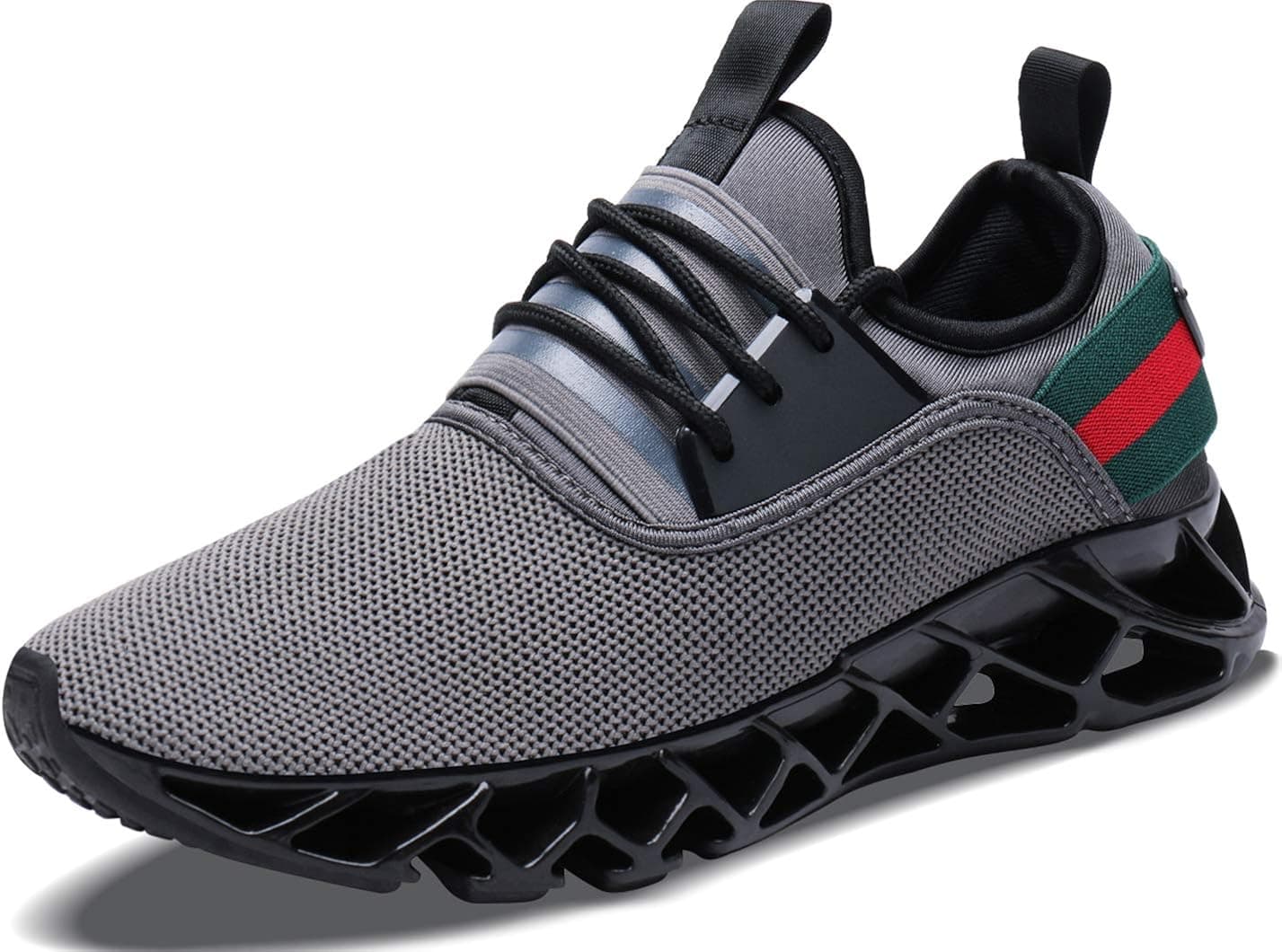 Wonesion Mens Casual Athletic Fashion Tennis Walking Fitness Shoes Slip on Sneakers