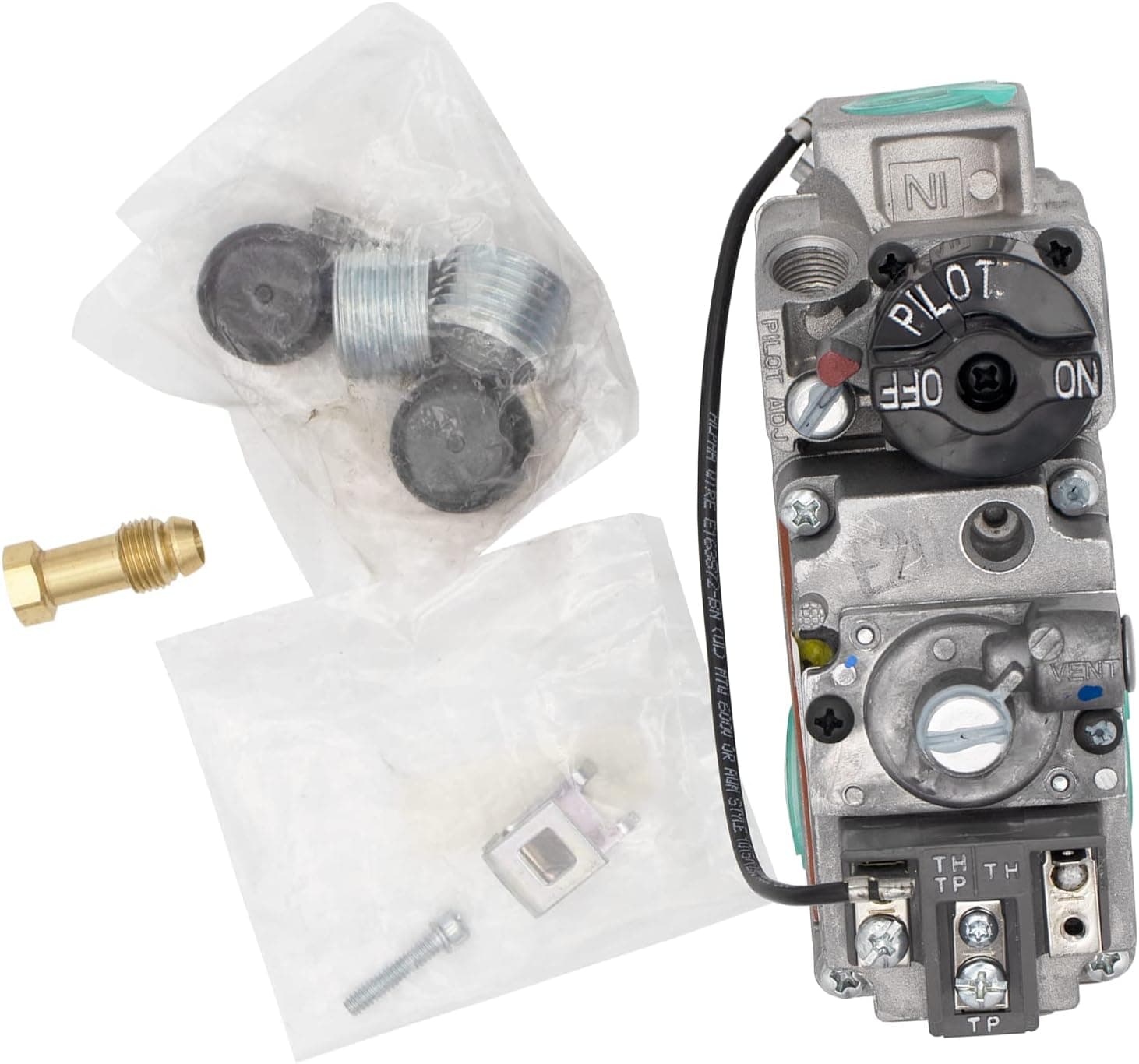 Supplying Demand 710-502 Low Capacity Millivolt Combo Gas Valve 1/2 Inch x 1/2 Inch