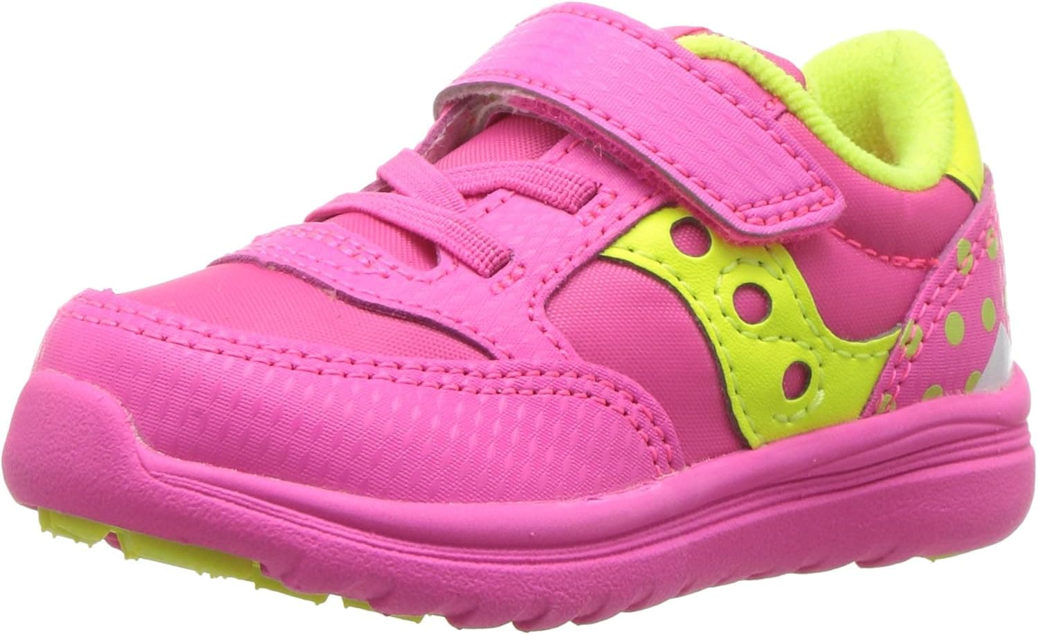 Saucony Baby Jazz Lite Sneaker, Pink Monster, 8.5 M US Toddler
