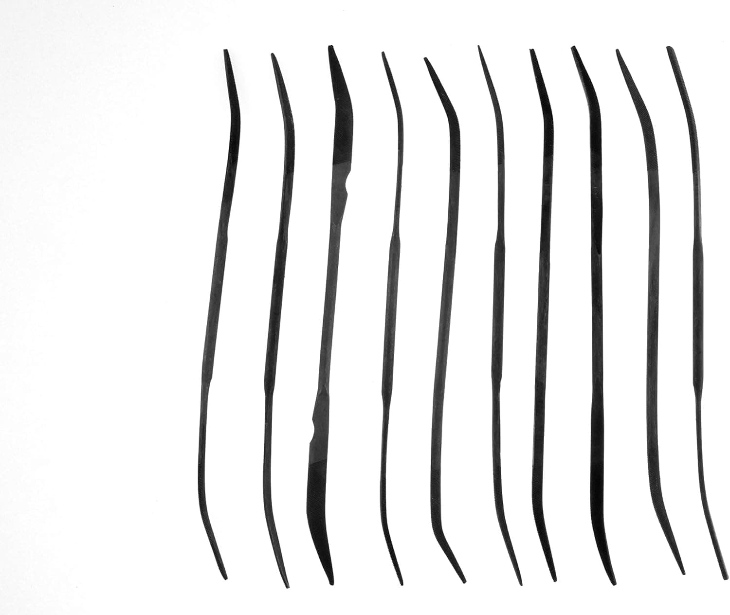 SE Riffler File Set - Precision Hand Tools - Double Ended Metal Files - Set of 10 Pcs - 745RF
