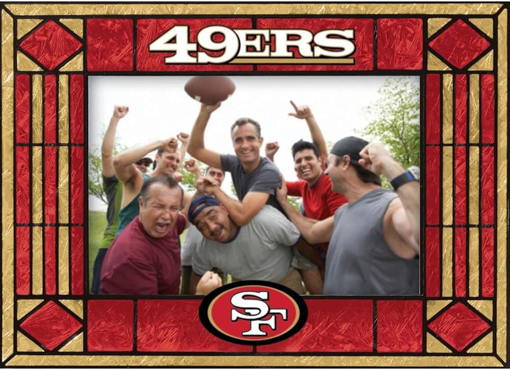 The Memory Company NFL unisex-adult Art Glass Horizontal Frame