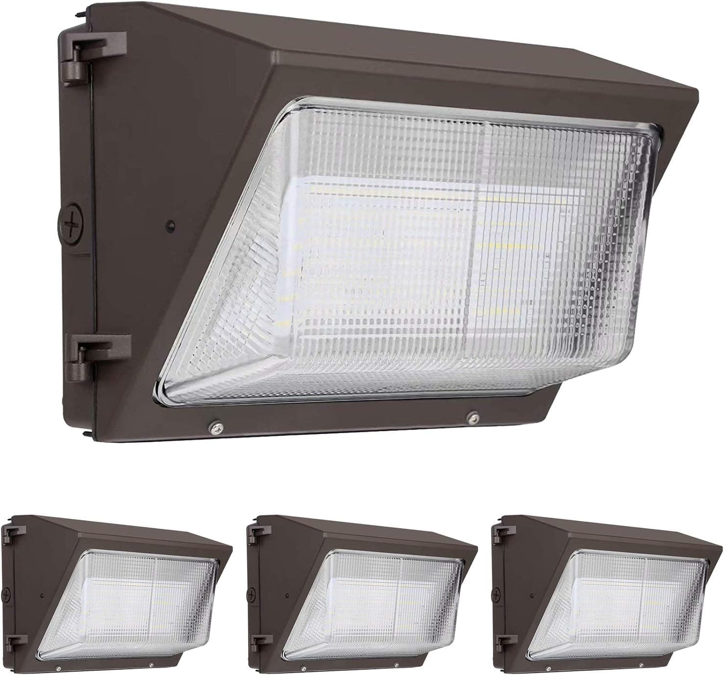 hykolity High-Output LED Wall Pack,45W 5850lm [175W MH Equivalent] Outdoor Commercial LED Area Security Light,0-10V Dimmable,5000K Daylight