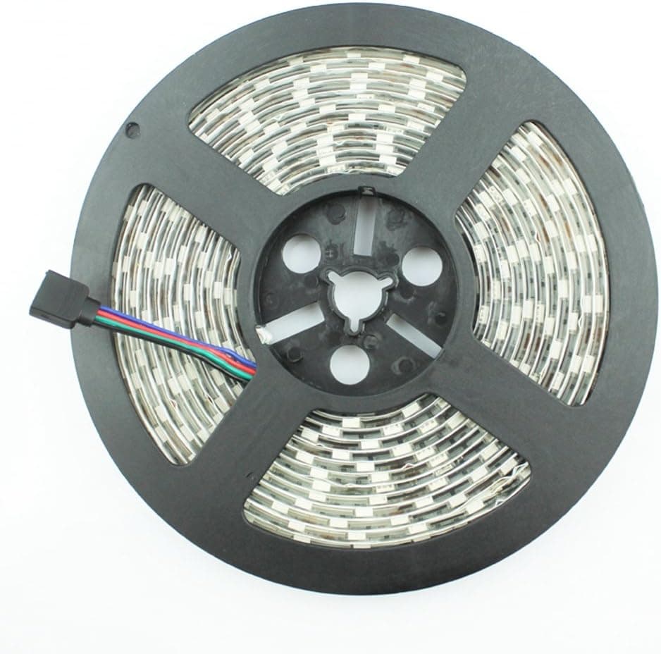 Song-Wing LED Strip Light, Flexible SMD 5050 RGB Mutli Color Waterproof DC 12V 300leds 5M 16.4ft Rope Tape Led Lights Strip